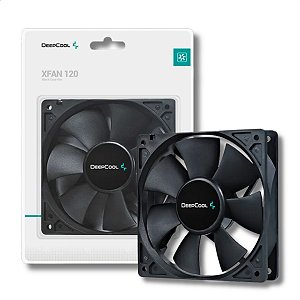 Ventoinha Cooler FAN, DeepCool XFAN 120, 120mm, 1300 RPM, 4 Pinos Molex - DP-FDC-XF120