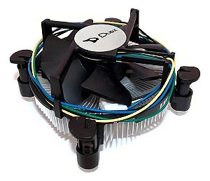 Cooler Para Processador Intel, Duex, 65W, 2500 RPM, LGA 1150/1151/1155/1156/1700, Preto - DX-C1 169-4