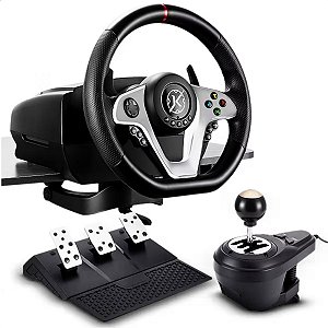 Kit Racing (Volante, Pedais e Câmbio), Kalkan G500 PRORACING, Force Feedback, Preto - KLK00032