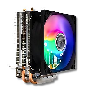 Cooler Air Processador Universal, Brazil PC, 100W, 1900 RPM, LED RGB, 92mm, Preto - CL-SA90R
