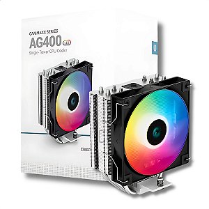 Cooler Air Processador Universal, DeepCool Gammaxx, 2000 RPM, LED RGB, 120mm, Preto - AG400 LED