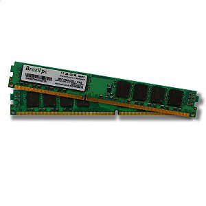Memória RAM Para Desktop DDR3, 8GB, 1600MHz, Brazil PC, CL11, Verde, OEM - BPC1600D3CL11/8G