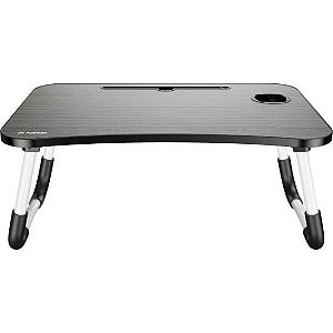 Mesa para Notebook Portátil Fortrek Lapdesk com Gaveta Embutida Preto