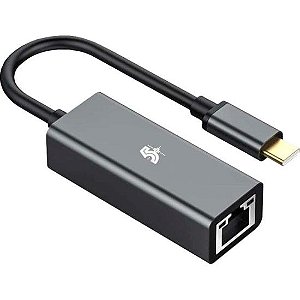 Conversor USB C Para LAN RJ45 5+