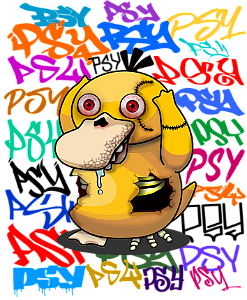 Camiseta Psyduck Zumbi