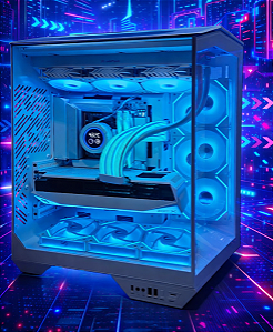PC Gamer NEXTWHITE ULTIMATE Ryzen 7 7800x3d + Radeon 9070 XT XFX