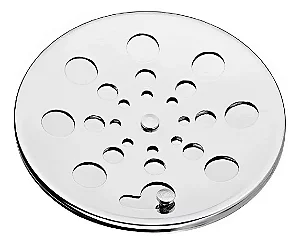 Ralo Grelha Giratório Com Fecho Redondo Inox 10x10 cm