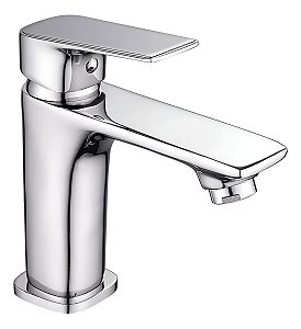 Dc-6040a Torneira Banheiro Monocomando Inox Quadrada Cromado