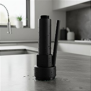 Gatilho Spray para Torneira Monocomando Gourmet Preto Fosco