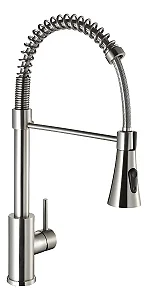 Torneira Cozinha Monocomando Gourmet 2 Jatos Escovado