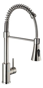 Dcan-1002e Torneira Cozinha Monocomando Gourmet 2 Jatos Escovado