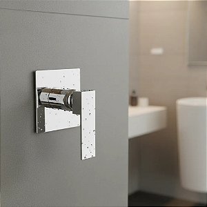 Acabamento Quadrado para Registro Monocomando Deca Cromado