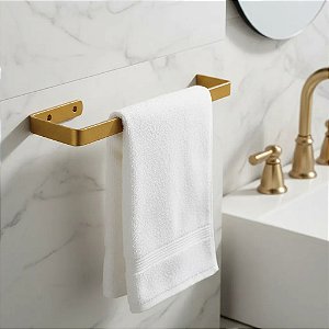 Porta Tolha Rosto Dourado