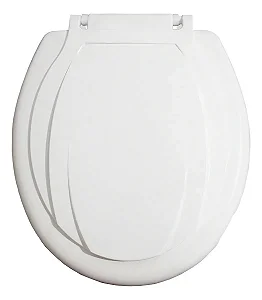 Assento Sanitario Oval Soft Branco