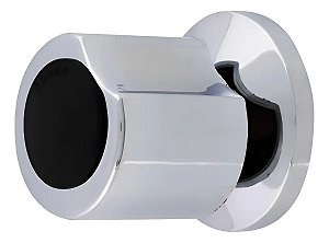 Acabamento Registro Pressão E Gaveta Cromado Preto Metal