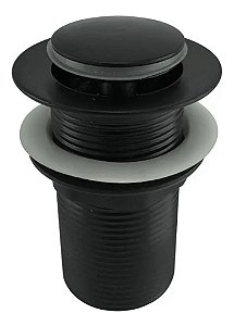 Válvula Click para Lavatório 1.1/4" Preto Fosco Black Matte