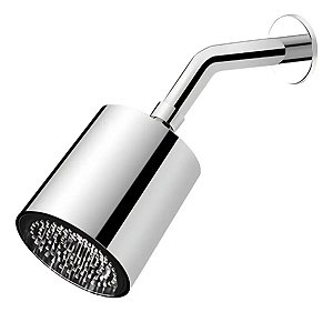 Ducha Chuveiro Redondo Para Aquecedor Solar E Gás Cromado