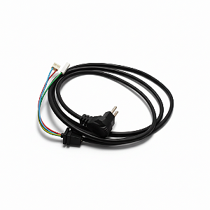 Cabo de Alimentação 3 Pinos 4 Ciclos Refrigerador Electrolux TW42S TC41 DF44 DW44S Original 64502624