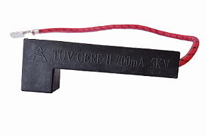 Fusível Alta Tensão 700mA com Alojamento Electrolux 64502571 Micro-ondas MEF30 MEF28