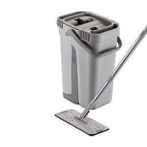 Mop Flat Lava e Seca Menalux com Refil Extra de Microfibra - Cód. A23217301 / MCML02 / 41046207 | SKU 102401