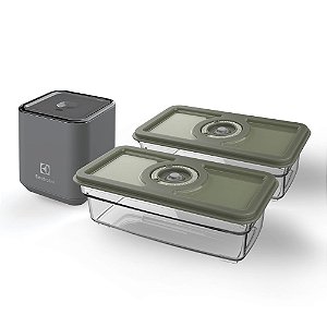 Seladora a Vácuo Portátil Electrolux com 2 Potes Herméticos - Cód. A23588001 / EVFK2 / 41046451 | SKU 110645
