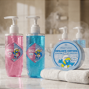 Kit Corporal Os Smurfs