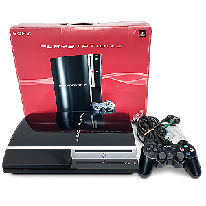 PlayStation 3 Fat 40GB CECHH-00 Japonês – Completo na Caixa – Serial Batendo