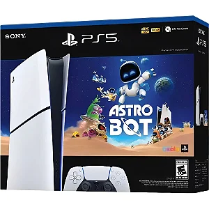 Console Sony Playstation 5 Slim Astro Bot CFI-2015B 4K Edição Digital 1TB SSD
