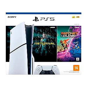 Console Sony PlayStation 5 Slim Returnal CFI-2015A 4K 1TB SSD + Jogo Returnal e Ratchet & Clank