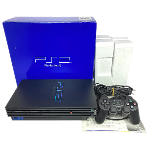 Console Playstation 2 Completo na Caixa Com Manual Modelo SCPH-30000 Japonês