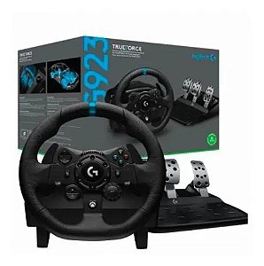 Volante Logitech G923 Xbox Series X|S e PC NOVO LACRADO