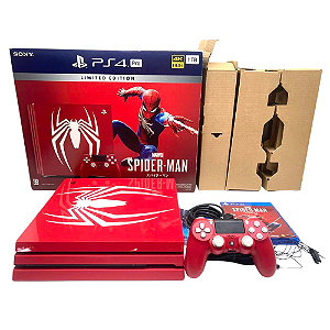 Console Playstation 4 PRO Edição Spider Man (USADO)
