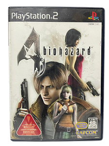 BIOHAZARD 4 (RESIDENT EVIL)-PS2 JAPONÊS (USADO)