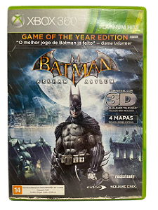 BATMAN: ARKHAM ASYLUM GAME OF THE YEAR EDITION – XBOX 360 (USADO)