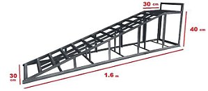 Par Rampa Automotiva 40 cm Elevação Veicular