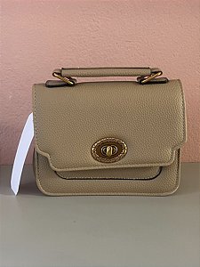 Bolsa Bege com Alça de Mão
