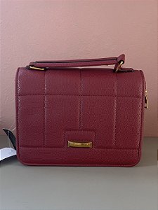 Bolsa Compacta Feminina Vermelha Elegante