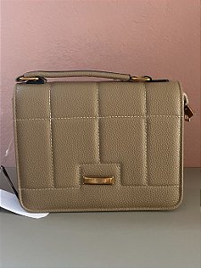 Bolsa marrom Estruturada com Alça de Mão