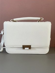 Bolsa Feminina Branca Estilo Clássico