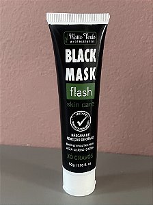 Máscara Facial Black Mask Flash Remoção de Cravos