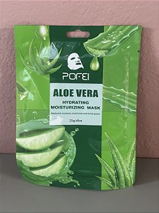 Máscara Facial Coreana Aloe Vera Hidratante
