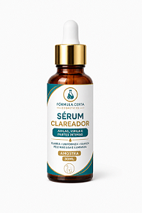SÉRUM CLAREADOR - AXILAS VIRILA E PARTES INTIMAS 30ML AMOSTRA