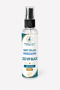 BODY SPLASH MASCULINO 212 VIP BLACK 60ML AMOSTRA