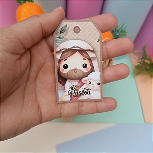 Kit Tag Personalizada de Páscoa - 4x7 cm – 16, 32 e 48 Unidades