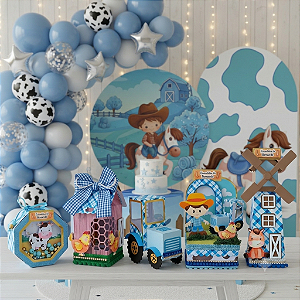 Kit Festa Fazendinha 2 | Linha Pérola |Lembrancinhas Personalizadas | Premium