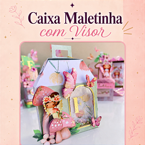 Kit Festa |Linha Diamante | Caixa Maletinha c/Visor | Lembrancinhas Personalizadas |Premium