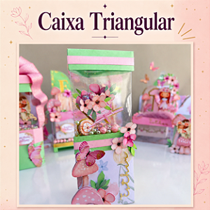 Kit Festa |Linha Diamante | Caixa Triangular | Lembrancinhas Personalizadas |Premium