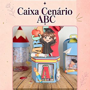 Kit Festa |Linha Diamante | Caixa Cenário ABC | Lembrancinhas Personalizadas