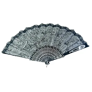 Leques de Luxo Maniago com Detalhes Brilhantes