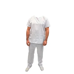 Conjunto Oxford Branco e Preto Umbanda